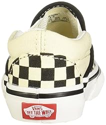 Vans Toddler's Classic Slip On, Black/Off White