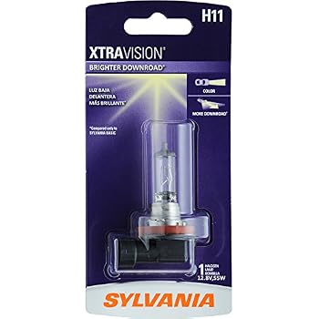 headlight sylvania halogen bulb xtravision h11 contains bulbs
