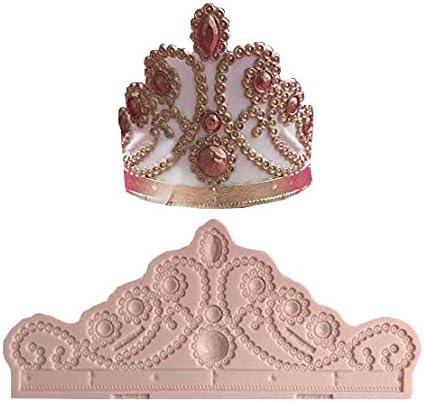Amazon Oh Sweet Art Crown Queen Princessプリンセスティアラdiadem Ii Realサイズ フォンダン Soap カップケーキトッパーケーキシリコン金型by Fda承認の食品 カップケーキ 飴 チョコレート型 オンライン通販