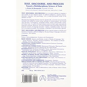 Text Production: Toward a Science of Composition (Advances in Discourse Processes) (v. 11)