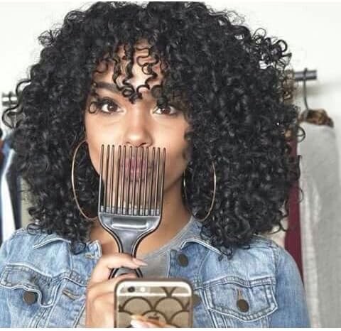 Human Hair Wigs 8A Lace Frontal Wig 100 Human Hair,Full Lace front Real Human Hair Wigs Kinky Curly Black Color 14 Inch(Full Lace)