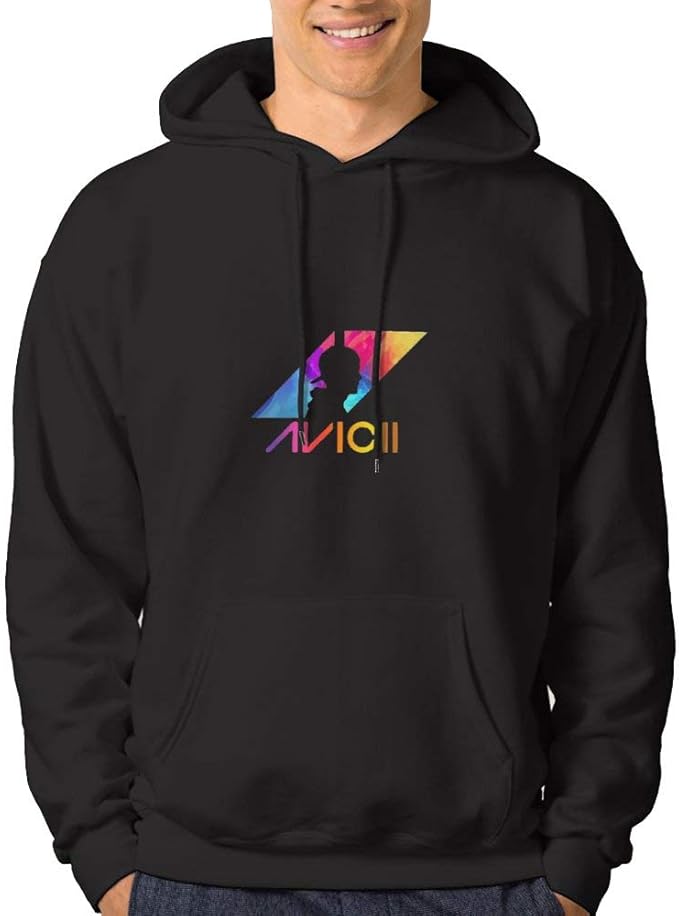 Amazon アヴィーチー Avicii ロゴ メンズトレーナー パーカー ポケット付き 純綿 長袖 クルーネック メンズパーカー 暖かい 防寒 春秋冬 トレーナー パーカー 通販