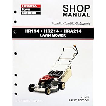 Amazon.com : Honda HR194 HR214 HRA214 Lawn Mower Service ...