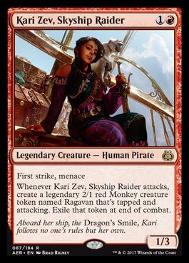 Magic: the Gathering - Aether Revolt - Kari Zev, Skyship Raider