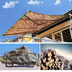 LOOGU Heavy Duty Waterproof Tarp, Bionic Tree Camo
