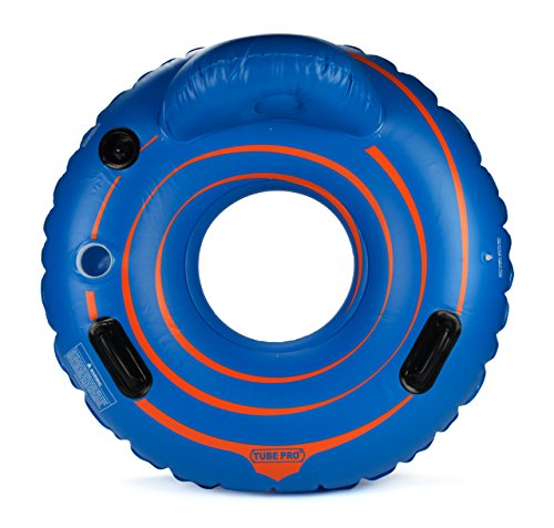 Tube Pro Blue 48" Premium River Tube with Backrest & Cupholder