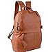 AB Earth Small Leather Backpack Purse for Women on Sale Clearance, M752 (Brown)