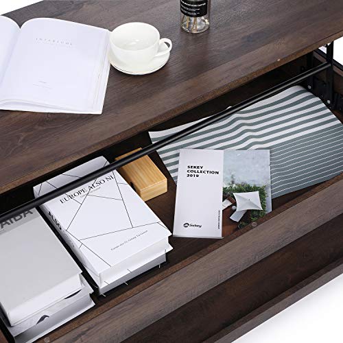 Sekey-Home-Lift-Top-Coffee-Table-2-Tier-Cocktail-Table-with-Hidden-Storage-for-Living-Room-Wood-Look-Accent-FurnitureSmoky-Oak