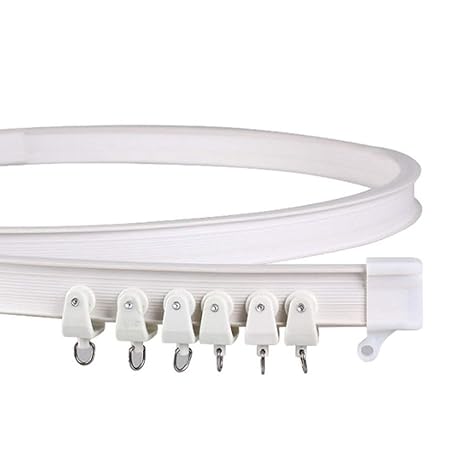 Aurora Flexible Bendable Straight Curved Curtain Track With
