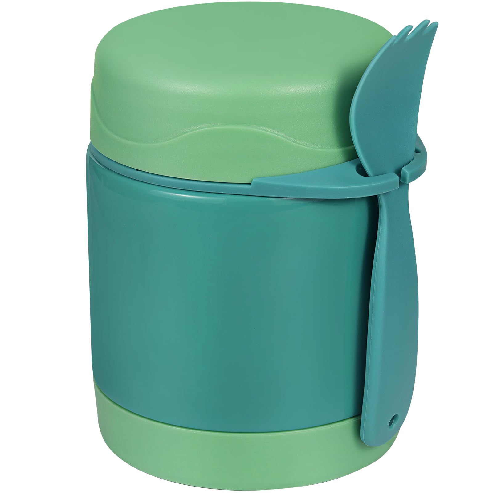 Photo 1 of Pawtong10oz Soup Thermo for Hot Food Kids Insulated Food Jar,Thermo Hot Food Lunch Container, Width Mouth Stainless Steel Lunch Box for Kids with Spoon (Green)