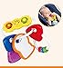 Advanced Play Baby soft water filled sensory rattle ring activity keys toy with flashing lights plus infant teether soother for teething babies