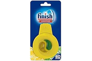RECKITT Finish Dishwasher Air Freshener with Anti-Odor Technology, Lime-Lemon Scent, Up to 60 Washes
