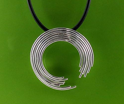 Sterling Silver Zen Enso Circle Pendant