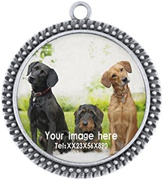 カスタマイズ 迷子札 犬 ペット 子供 名札 Idタグ 名入れ ネームタグ おしゃれ レトロ ネックレスペンダントトップ 写真 名前 連絡先 刻印可能 ドッグタグ アクセサリー チャーム キーホルダー