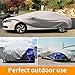 XCAR Brand New Breathable Dust Prevention Car Cover-Fits Sedan Hatchback Up To 185 Inch In Length