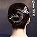 LiveZone Fashion Hair Decor Chinese Traditional Style Women Girls Hair Stick Hairpin Hair Making Accessory with Butterfly,Purple
