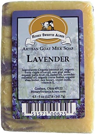 Premium Handcrafted Artisan Goat Milk Soap(Lavender)