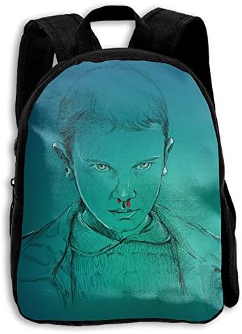 HDWI7 Stranger Artwork Things Backpack Schoolbag Bookbag For Children Boys Girls