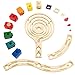 Hape Quadrilla Wooden Marble Run Construction - Whirlpool - Quality Time Playing Together Wooden Safe Play - Smart Play for Smart Families