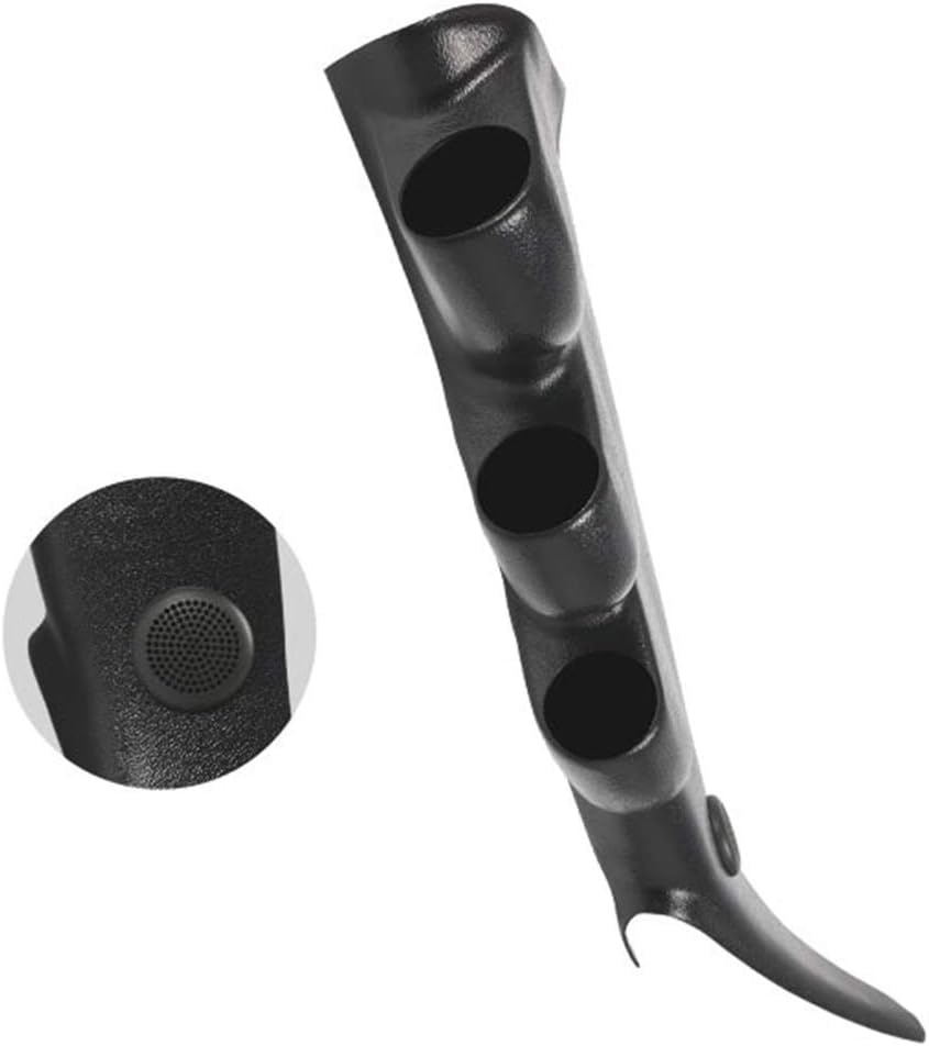 GlowShift Black Triple Pillar Gauge Pod for 20002006 GMC