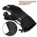 OutdoorMaster Womens' Ski Gloves - Waterproof Winter Gloves with Long Gauntlets