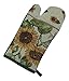 Summer Sunflower Deluxe Tapestry Kitchen Set - 4 Placemats, 2 Kitchen Towels, 1 Oven Mitt, 1 Potholder