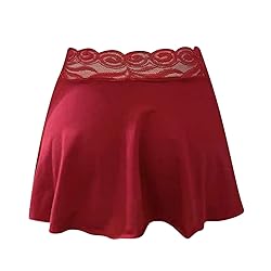 Women's Sexy See Through Sheer Micro Mini Skirt