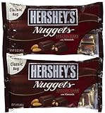 Hershey's Nuggets Dark Chocolate W/Almonds - 12 oz - 2 pk