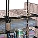 Rush Creek Creations Fishing Rod Holder for 14 Saltwater/Freshwater Rods, Fishing Pole Holder w/ up to 4 Fishing Gear Tackle Box Storage for Garage Organization/Boat Storage for Fishing Accessories