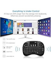 GooBang Doo XB III Android 7.1 TV Box, 2GB RAM 16GB ROM Amlogic Quad Core 64 Bits Processor 3D 4K Bluetooth with i10 mini Keyboard   Black