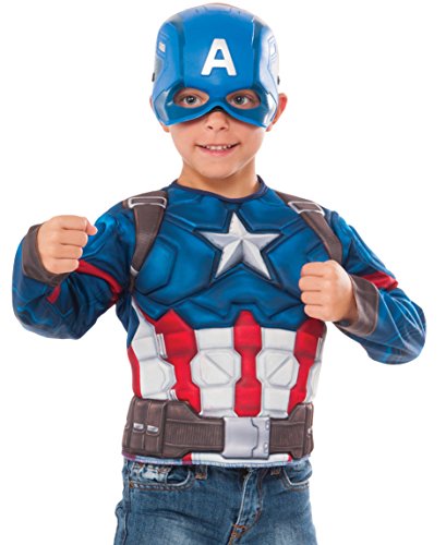 Spirit Captain America Costumes - Marvel Captain America: Civil War Captain America Muscle