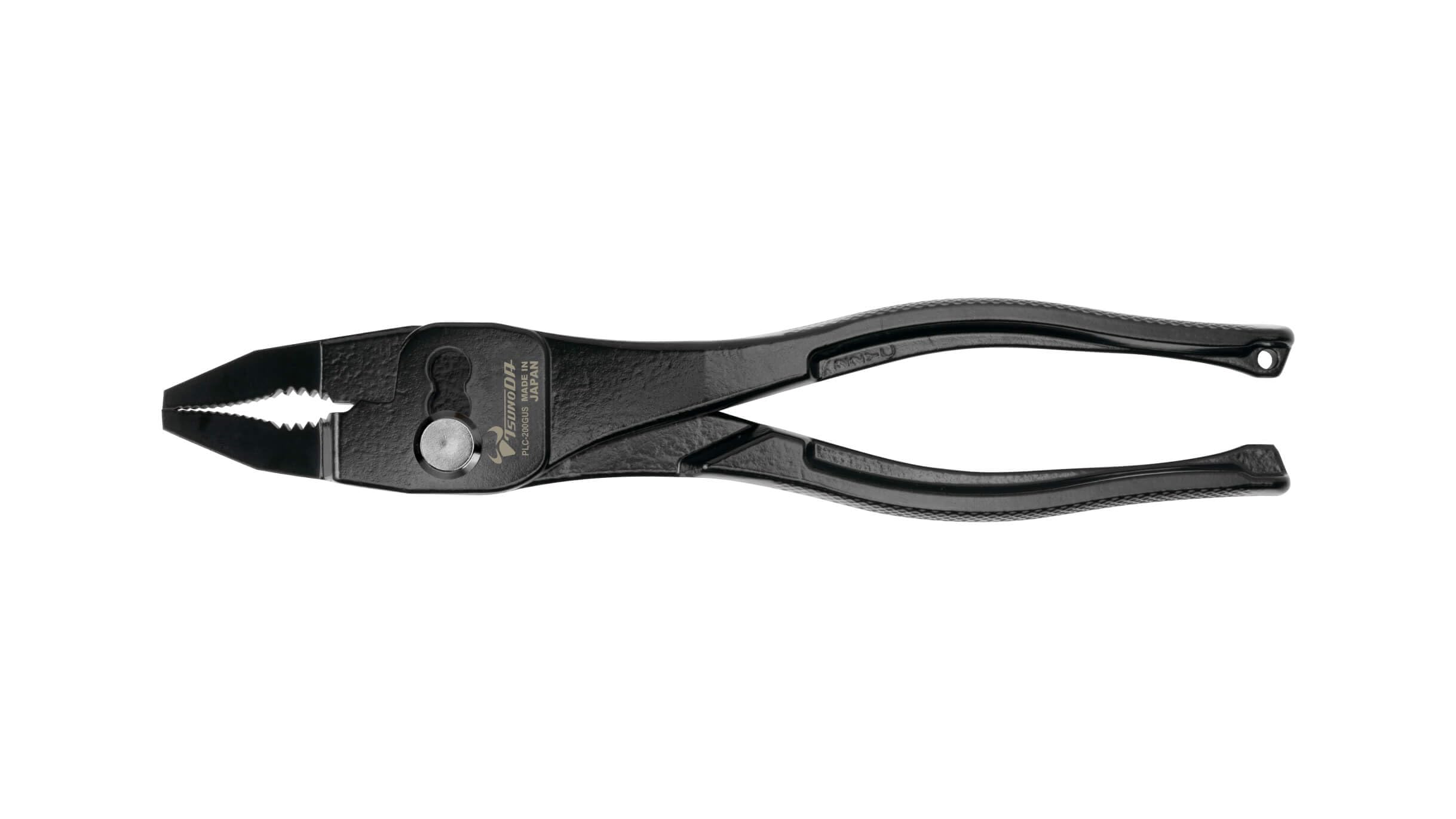 Tsunoda, PLC-200GUS, Ultra Thin Head Slip Joint Pliers, Hold Pliers (Straight)