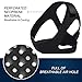 Anti Snoring Chin Strap - Effective Snore Chin Strap/Anti Snoring Devices for Men Women, Breathable & Comfortable Chin Strap for Sleeping (with Air Holes and Massage Magnets), Black