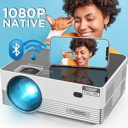 Native 1080P WiFi Bluetooth Projector, 8500L HD