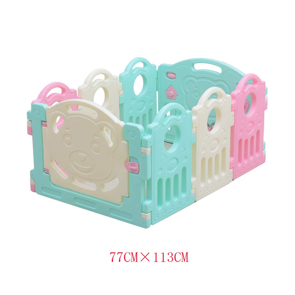 保護フェンス 77cm 113cm 77cm 113cm 子供の遊びのフェンスベビーフェンスの自宅の安全フェンスの赤ちゃんの室内クロールマットの幼児 サイズ Jssfqk B07nq8h7z6 さいず ベッドガードフェンス お買得