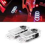JIAFENG 2 Pcs Car Door LED Light HD Projector Shadow Lights For Audi A4 A3 A6 Q7 Q5 A1 A5 TT A8 Q3 A7 R8 RS (for Audi)