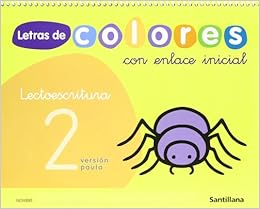 Letras De Colores 2 Con Enlace Inicial Cuad Lectoescritura