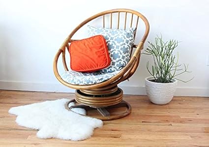 Designer Cane Low Sitting Chair with Cushion for Adults