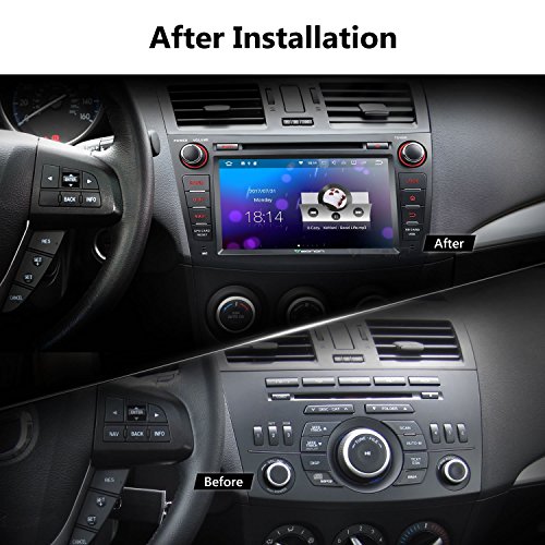Eonon GA8163 Car Stereo Radio  Android 7.1 Nougat in Dash GPS Navigation Touch Screen Radio Audio for Mazda 3 Series 2010-2013 Quad Core 2GB RAM with DVD Player Bluetooth Head Unit- 8 Inch - Thumbnail 6