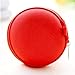 BestTopc Carrying Pocket Storage Canvas Earphone Case for Earphone MP3 Red