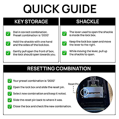 Lion Locks 1500 Key Storage Lockbox, SetYourOwn Code Lock Portable