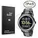 Youniker 3 Pack Fossil Q Founder Gen 2 Screen Protector Tempered Glass,Fossil Q Founder 2nd Gen Screen Protector Foils Glass 9H Hardness 0.3MM Slim,Anti-Scratch, Anti-Fingerprint,Bubble Free