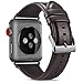HONEJEEN Compatible with Apple Watch Band 42mm44mm, Retro Genuine Leather Watch Strap Replacement for Apple Watch Series 4 (44mm) Series 3 Series 2 Series 1 (42mm) Sport and Edition