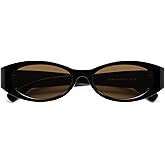 SOJOS Trendy Oval Polarized Sunglasses Womens Retro Narrow Chic Thin Y2k Sunnies SJ2364