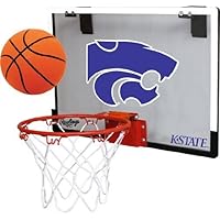 Jarden Sports Licensing Kansas State University Wildcats Indoor Basketball Hoop Set - Over The Door Game