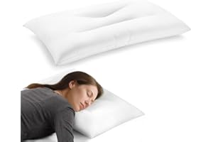 Ultra Thin Pillow for Sleeping – 2.75" Flat Pillow with Soft Down Alternative Fill, Slim Low Loft Design for Comfortable Stom
