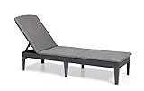 Keter Outdoor Sun Lounger with Cushion