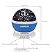 LOBKIN Musical Night Light Constellation Night Light Projector Lamp 360 Degree Rotating 3 Mode Romantic Cosmos Star Sky Moon Bedroom Light for Children,Baby Bedroom,Christmas Gifts,Blue