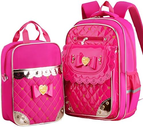 Girls Backpacks School Bag for Kids Book Bag for Primary with Lunch Bag Moonwind