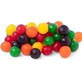 SweetGlob Sour Fruit Chewy Candy Balls (Assorted Flavors, 1 Pound)